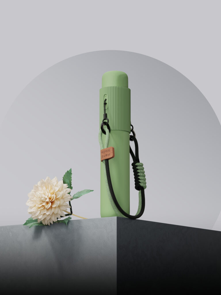 foldable travel umbrella with waterproof hard case, 30d high density fabric, upf 50+ uv protection, windproof fiberglass frame, portable compact umbrella for rain & sun