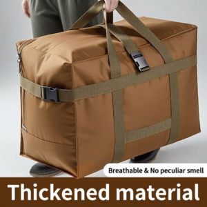 Home large capacity oxford travel bag, luggage storage bag for clothes & quilts, airline check in duffle bag, ideal for moving & travel