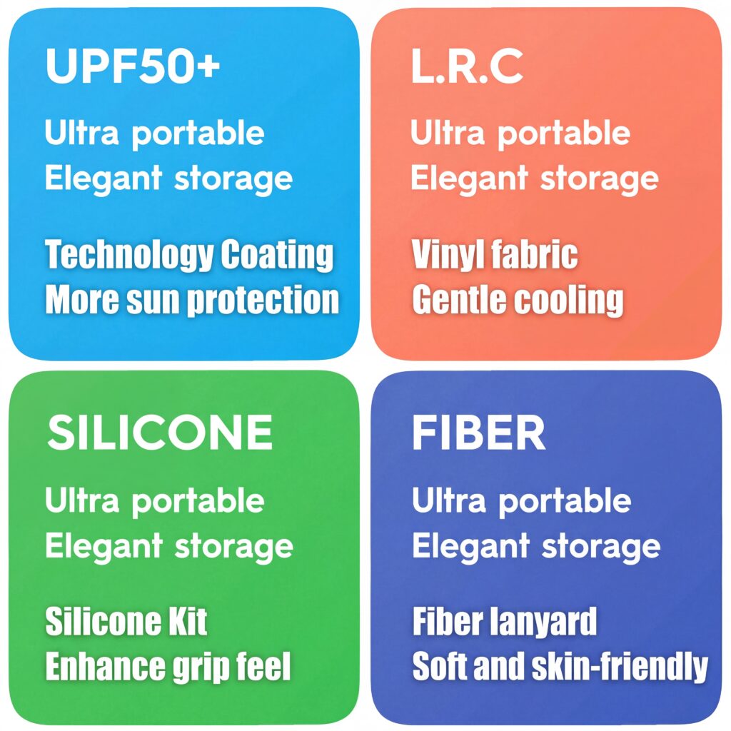 foldable travel umbrella with waterproof hard case, 30d high density fabric, upf 50+ uv protection, windproof fiberglass frame, portable compact umbrella for rain & sun